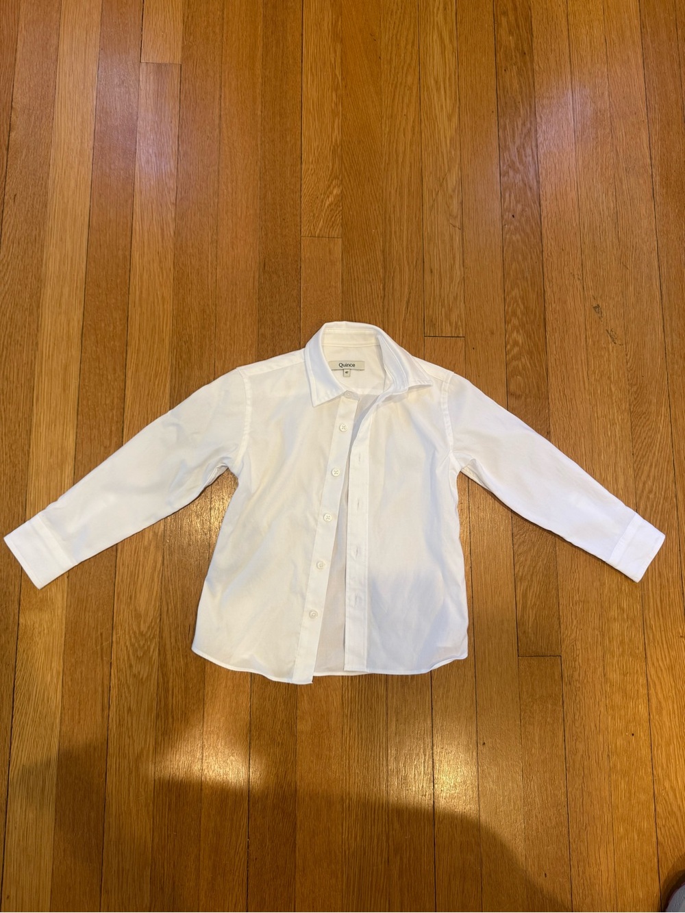 Quince White Button-Down Shirt for Kids